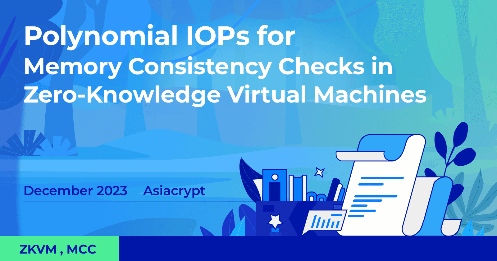 Polynomial IOPs for Memory Consistency Checks in Zero-Knowledge Virtual Machines